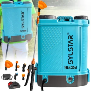 Battery Powered Backpack Sprayer 4 Gallon,