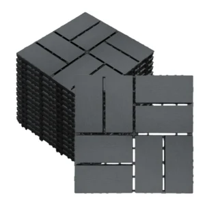 44-Piece Interlocking Floor Tiles for Patio & Garden